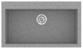 Sanitec Classic 333 Granite Grey Ένθετος Νεροχύτης 80cm