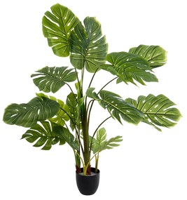 GloboStar® Artificial Garden MONSTERA 20973 Τεχνητό Διακοσμητικό Φυτό Μονστέρα Φ120 x Υ140cm