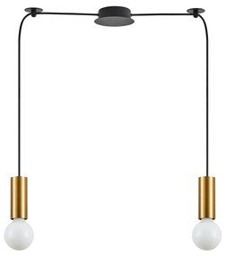 SE21-GM-4-BL2 ADEPT TUBE Gold Matt Pendant+