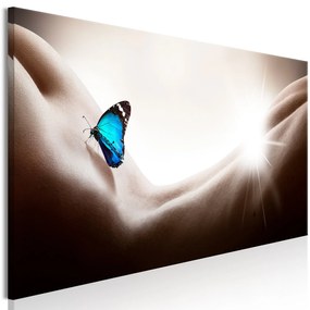 Πίνακας - Woman and Butterfly (1 Part) Narrow 120x40