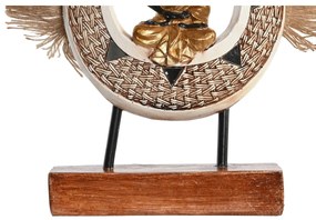 Διακοσμητική Φιγούρα DKD Home Decor 18,5 x 5,6 x 30,5 cm Μπεζ Μπλε Βούδας Ανατολικó (x2)