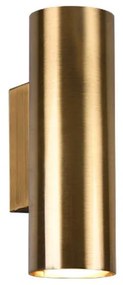 Φωτιστικό Τοίχου - Απλίκα Marley 212400204 2xGU10 35W 6x8x18cm Brass Mat Trio Lighting Metal
