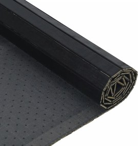 vidaXL Χαλί Ορθογώνιο Μαύρο 100 x 400 εκ. Μπαμπού