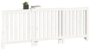 vidaXL Κάλυμμα Καλοριφέρ Λευκό 210x21x85 εκ. από Μασίφ Ξύλο Πεύκου