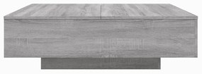 Τραπεζάκι Σαλονιού Γκρι Sonoma 100 x 100 x 31 εκ. Επεξεργ. Ξύλο - Γκρι
