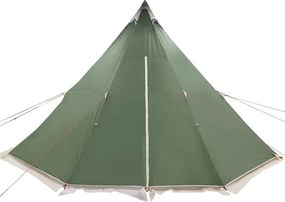 vidaXL Σκηνή Οικογενειακή Tipi 8 Ατόμων Αδιάβροχη Πράσινη