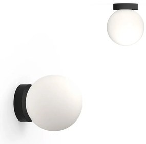 Φωτιστικό Τοίχου Bola Sphere Flush 10 10946 25,4x13,5cm Dim Led 1625lm 20W Black Pablo Designs