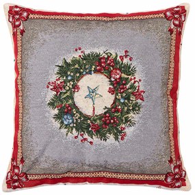 Χριστουγεννιάτικη Μαξιλαροθήκη (45x45) Silk Fashion W352