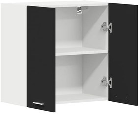vidaXL Ντουλάπι Κρεμαστό Lyon Μαύρο 60 x 31 x 60 εκ. από Επεξ. Ξύλο