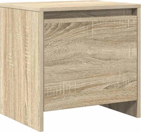 vidaXL Κομοδίνα 2 Τεμ. Sonoma Δρυς 45x34x44,5 εκ. από Επεξ. Ξύλο