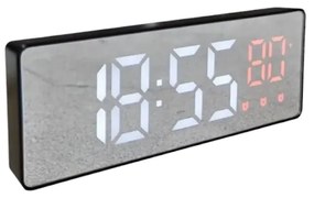 Ψηφιακό ρολόι – Ξυπνητήρι - 0715 - 907151 - Black/Silver-907151_bs
