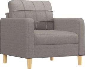 vidaXL Πολυθρόνα Taupe 60 εκ. Υφασμάτινη