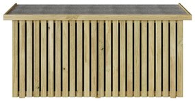 vidaXL Κουτί Αποθήκευσης 119x44x58.5 εκ Επεξεργασμένο Ξύλο Πεύκου
