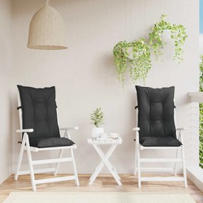 vidaXL Σέτ Μαξιλαριών Καρέκλας Υψηλής Πλάτης 2 τμχ. Πολυεστέρας