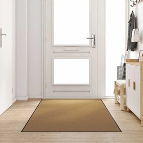 vidaXL Πατάκι Πόρτας Πλένεται Κρεμ 120x300 εκ.