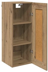 vidaXL Επιτοίχιο ντουλάπι Artisan Oak 34,5 x 34 x 90 εκ.