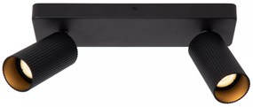 Φωτιστικό Οροφής Lucide 09939-02-30 CLUBS Μαύρο Ματ (Black Mat)