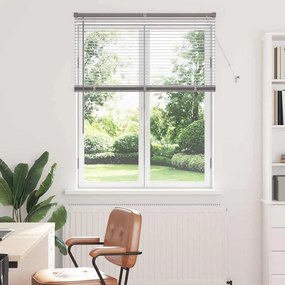 vidaXL Ρολό Παραθύρου με κουρτίνες Ασημί 100 x 130 cm Αλουμίνιο