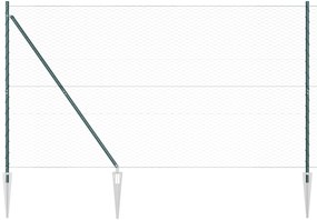 vidaXL Hexagon Περίφραξη Πράσινη 1.6x100 μ Ατσάλι