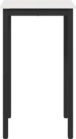 vidaXL Τραπέζι μπαρ Λευκό 60 x 60 x 105 cm Στερεά ξυλεία πεύκου