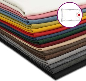 vidaXL Κάλυμμα Μαξιλαριού 2 τμχ. HEERLEN Μαύρο Ø 40 cm Ύφασμα