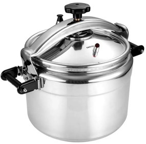 Χύτρα ταχύτητας Fagor Chef Extremen 100602653, 15 L, 30 cm, 50 kPa, 3 συστήματα ασφαλείας, Αλουμίνιο, Ασημί