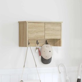 vidaXL Τοίχου Κρεμάστρα Δρύς Sonoma 50 x 20 x 30 εκ.