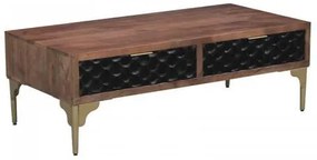 ΤΡΑΠΕΖΑΚΙ ΣΑΛΟΝΙΟΥ Fylliana Amrita ΚΑΦΕ ΧΡΩΜΑ 120x40x60εκ 938-124-018
