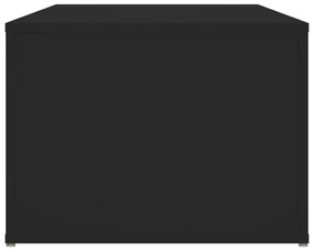 Τραπεζάκι Σαλονιού Μαύρο 100x50x36 εκ. από Επεξεργασμένο Ξύλο - Μαύρο