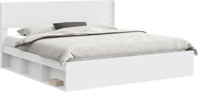 vidaXL Καλάθι με αποθήκη και κεφαλάρι Λευκό 200 x 200 cm
