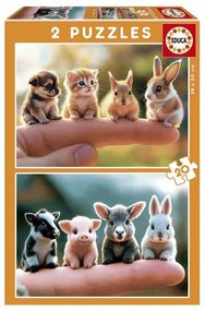 Παζλ Educa Baby Animals (x2)