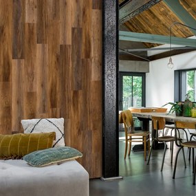 WallArt Πάνελ Τοίχου με Όψη Barnwood «GL-WA34» Δρυός 30 τεμ Καφέ Όμπρα - Καφέ