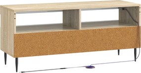 vidaXL Ντουλάπα LED Τηλεόρασης Sonoma Δρυς Επεξεργασμένο Ξύλο
