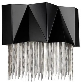 Απλίκα Φωτιστικό Τοίχου 3xG9 Zuma Elstead Lighting HK-ZUMA-3W-SBS Μαύρο-Ασημί