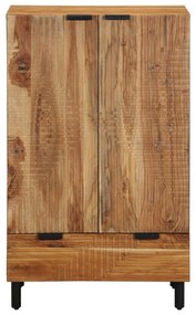 vidaXL Υψηλό Ντουλάπι 60x33x100 εκ. Μασίφ Ξύλο Ακακίας