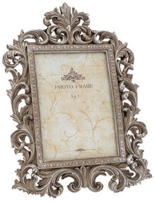 Κορνίζα Σκαλιστή 89739 22,5x2x30cm Silver Πολυρεσίνη