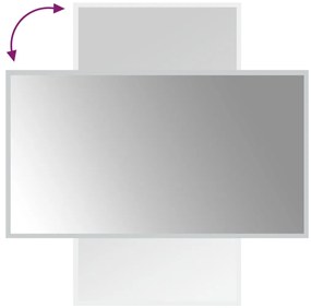 vidaXL Καθρέφτης Μπάνιου με LED 50x90 εκ.
