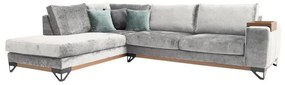 Corner Sofa Angelo Fylliana Left Corner Grey 300x230x95 cm