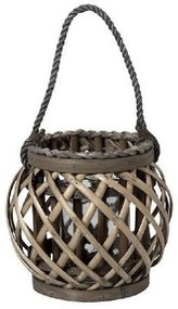 Φανάρι LUX106K6 Φ21x18cm Brown Espiel Wood