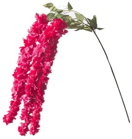 Τεχνητή Κρεμαστή Γλυσίνια 5051-7 30x130cm Fuchsia Supergreens Πολυέστερ