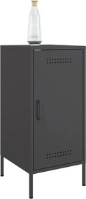 vidaXL Ντουλάπι Μαύρο 36 x 39 x 79 εκ. από Χάλυβα
