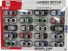 Σετ μεταλλικά αυτοκινητάκια - 20pcs - A20-3 - 233273