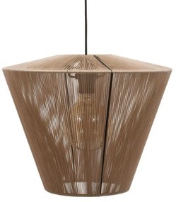 Φωτιστικό Οροφής Μονόφωτο Cord Fylliana Καφέ 40x32 εκ. 40x40x100 εκ.