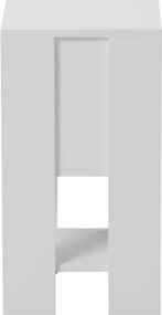 Κομοδίνο Reppo pakoworld λευκό 30x30x55εκ