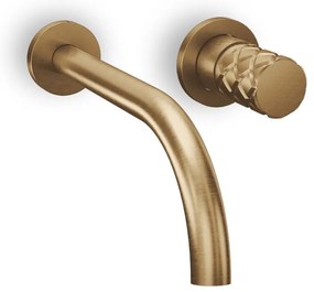 Μπαταρία νιπτήρα εντοιχισμού Eletta Chester-Bronze - brushed