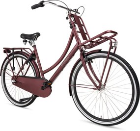 Daily Dutch Basic+ 28 Inch 53 cm Women 3SP Coaster Brake Red Brown
