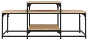 vidaXL Τραπεζάκι Σαλονιού Sonoma Δρυς 102 x 60 x 45 εκ. Επεξεργ. Ξύλο