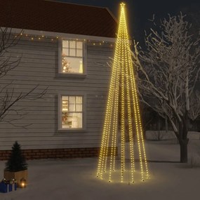 ΧΡΙΣΤΟΥΓΕΝΝΙΑΤΙΚΟ ΔΕΝΤΡΟ ΜΕ ΑΚΙΔΑ 1134 LED ΘΕΡΜΟ ΛΕΥΚΟ 800 ΕΚ. 343562