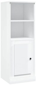 vidaXL Ντουλάπι Γυαλιστερό λευκό 36x35,5x103,5 από Επεξεργασμένο Ξύλο