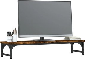 vidaXL Βάση Οθόνης Καπνιστή Δρυς 85x23x15,5 εκ. από Επεξεργασμένο Ξύλο